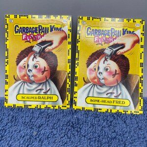 Garbage Pail Kids Flashback Scalped Ralph/Bone Head Fred 65a/65b 2011 Topps